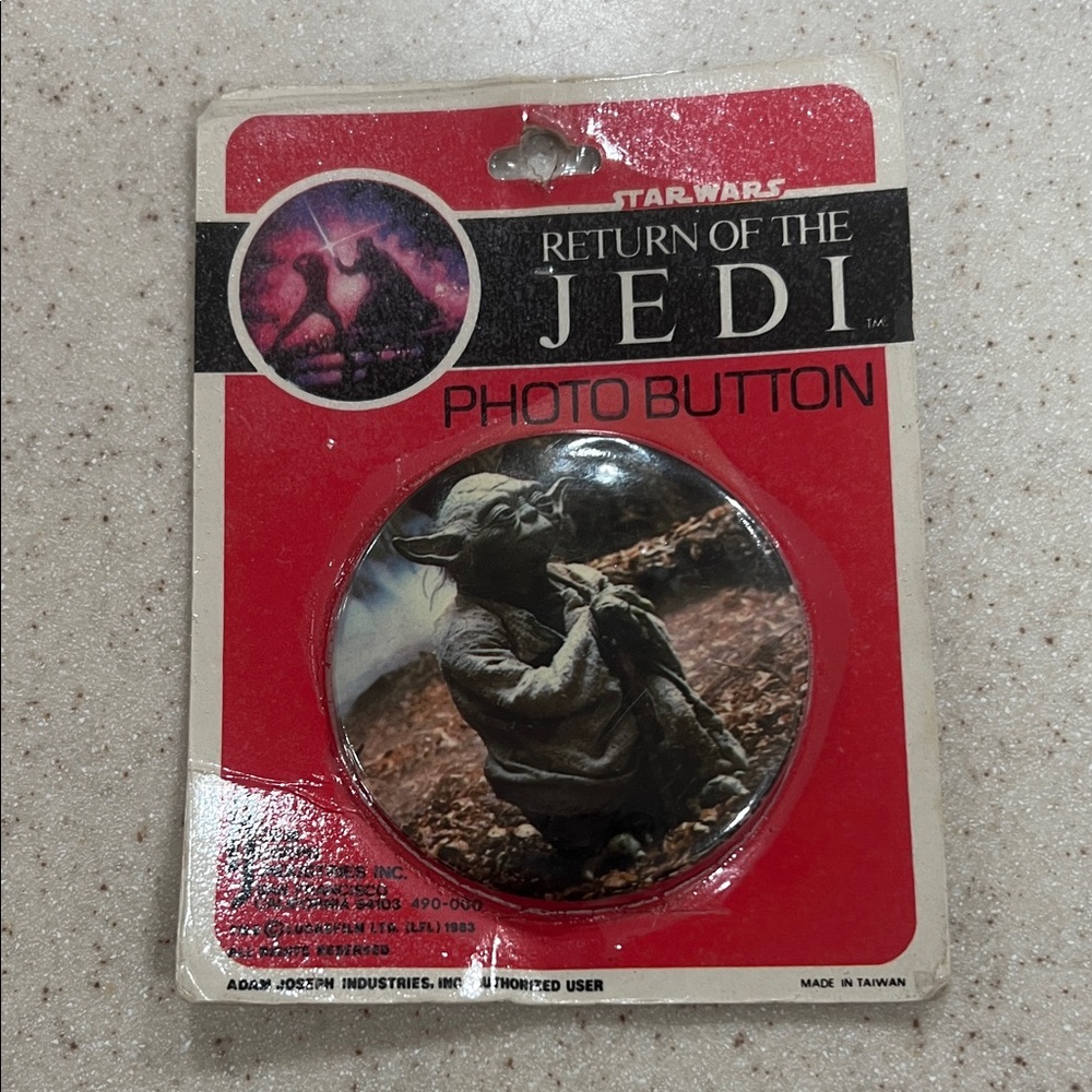 Star Wars Return of the Jedi Photo Button